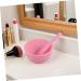 Vaguelly Bol de M lange Silicone pour Masque Facial Souple Applicateur Compact pour Usage Domestique et Voyage Ensemble DIY de Rose et Blanc - Buy Online on GoSupps.com