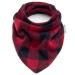 Baby Toddler Cute Warm Fleece scarf/Snood. Soft & Cozy. Fits 6 months - 5 Years. More Designs for Boys & Girls! Red Black Checks