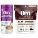 OM MUSHROOM SUPERFOOD Hot Chocolate Blend Mushroom Powder 8.47 Ounce and Master Blend Plant-Based Protein Powder 19.26 Ounce 14 Servings Creamy Chocolate Bundle