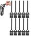 10 pieces of electricasians cleaning brushes mini-nylonhaar double-seascitate shear brush cleaner for garlic stampers razors keyboard