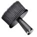 POPETPOP Hair Brush Hair Sweep Brush Haircut Cleaning Brush Haircut Duster Mustache Grooming Brush Barber Cleaning Brush Barber for Hair Salon Cleaning Brush Neck Rag Brush 14x10cm Black