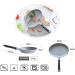 DameCo Frying Pan No Oil-Smoke Pan Steak Frying Pan Only Use for Gas Cooker Non-Stick Pans Kitchen Cooking Helper Nonstick Metal Utensil Saucepan Frying Pan (Color : Gray) (Gray) Interesting - Buy Online on GoSupps.com