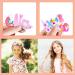 14PCS Sweet Girl Hair Clips Set - Pink Candy Ice Cream Flower Barrettes for Children, Baby Hair Accessories - Cartoon Hairpins for Kids - Buy Online on GoSupps.com