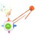 Buy WHRCY Colorful Silicone Senate Nears Rattle for Children | Rotatable Silicone Ball & Sensory Gifts for Toddlers & Babies - Buy Online on GoSupps.com
