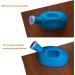Portable Male Urinal with 2000ml Capacity - Ideal for Hospital, Incontinence, Elderly, Travel, Camping - Blue - Buy Online on GoSupps.com