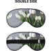 Buy White Tulips Double-Sided Sleep Eye Mask - Soft Comfort Blindfold with Adjustable Strap | Block Out Light - Buy Online on GoSupps.com