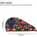 Hair Towel Wrap - Fast Drying Towel Turban with Button | Colorful Floral Embroidery | International Shipping - Buy Online on GoSupps.com
