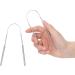 Hiraith U-Shaped Stainless Steel Tongue Scraper | Bad Breath Removal & Oral Health Protection - Buy Online on GoSupps.com