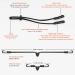 HX AURIZE Mask Extender Strap 4 Pcs - Extra Long & Adjustable (Black) | Comfortable & Secure Fit - Buy Online on GoSupps.com