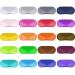 50pcs Sleep Mask Set Eye Masks for Gaming Party Travel with Nose Pad and Adjustable Strap Multicolor