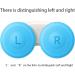 Swysgs 5-Piece Contact Lens Case Set Portable Travel Containers | Multi-Colored Lens Protectors for Home & On-the-Go - Yellow Blue Pink White & Purple - Buy Online on GoSupps.com