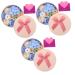 Housoutil 3 Boxes Preserved Flower Decoration Mothers Soap Flowers Gift Artificial Soap Flowers Soap Rose Flower Petals Rose Soap Flowers Christmas Decorations Fragrance 16.2X16.2X8.2CMx3pcs Bluex3pcs