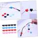 20 Pairs Anti-Slip Silicone Glasses Holder Slip-Proof Slide Protection for Sunglasses & Eyeglasses Colorful Pebble Design for Kids & Adults - Buy Online on GoSupps.com