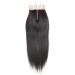 Mila Top Lace Closure Middle Part 4"x4" Brazilian Virgin Hair Straight 100% Unprocessed Human Hair Closure with Baby Hair Natural Color 14inch 14" lace closure middle part - Buy Online on GoSupps.com