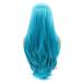 Buy Blue Lace Front Sparrow Wig - Natural Hairline Heat-Resistant Adhesive-Free Perfect for Cosplay & Daily Wear - Light Blue Pastel Wig for Women - Buy Online on GoSupps.com