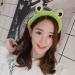 Funny Frog Headband for Women - Elastic Coral Fleece Hair Wrap for Makeup Shower and Sports - Buy Online on GoSupps.com