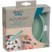Vital Baby Nourish Silicone Suction Bowl Set - Mess-Free Weaning - BPA-Free - Easy to Clean - Crushed Mint - Buy Online on GoSupps.com