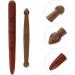 MILISTEN Thai Wooden Massage Stick - Handheld Foot & Head Massage Tool for Relaxation - 2pcs | Ideal for Home & Travel - Buy Online on GoSupps.com