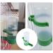 4 Pcs Bird Water Feeders Automatic Bird Water Dispensers Hanging Bird Waterers for Small and Medium Parrots Lovebird Cockatiel Budgie Cockatoo Parakeet - Buy Online on GoSupps.com