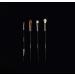 TB Tools for Beauty T4B Kashoki 412 Double-Sided Lash & Brow Brush | Durable Taklon Makeup Tool in Black & Gold - Buy Online on GoSupps.com