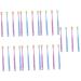 Minkissy 28 STK toothbrush brightening toothbrush tooth cleaning extra soft toothbrush soft tooth bristles soft hand bristle toddler brushes handle pp product manual