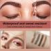3D Eyebrow Microblading Pen 2PCS Magic Eyebrow Pencil Microblading Eyebrow Pencil 4 Tip Dark Brown Eyebrow Pencil Waterproof Eye Brown Makeup Long-Lasting Eyebrow Pencil (Brown) - Buy Online on GoSupps.com