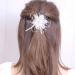 5 Flower Hair Clips Bridal Hairstyle Accessories Wedding Party Beach Accessories and Hair Accessories Ivory White - Buy Online on GoSupps.com