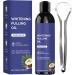 Mouthwash Oil Pulling 100 ml with Tongue Scraper | Daily Oral Cleanser for Teens - Home Travel Morning Night Sleep - Buy Online on GoSupps.com