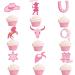 36psc Pink Western Cowgirl Happy Birthday Cupcake Toppers Girl Western Theme Wild West Cupcake Dessert Muffin Food Picks Party Supplies Rose Gold Western Rodeo Baby Shower Cake Decorations
