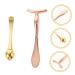 Buy Eye Massage Roller T-Bar Set | Golden Essence Bar & Double-End Facial Mask Spoon for Ultimate Beauty Care - Buy Online on GoSupps.com