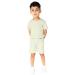 DreamBuy 20 Colours Ribbed Pyjama/Tracksuit/Loungewear Unisex Boys And Girls Pyjamas Baby Clothes Pyjamas For Women And Mens Pyjamas 1-2 Years Sage Summer