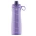 Pogo Plastic Water Bottle with Chug Lid and Carry Handle  Reusable  BPA Free  Dishwasher Safe  Perfect for Travel and Gym  Lilac  32oz Lilac 32oz Bottle