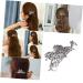 Beaupretty Girls Animal Hair Ties Hair metal hair barrettes metal hair clips retro hairpin decorative hairpin women hairpin woman runes Clips Decorative Hair Clips