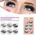 Natural 3D False Eyelashes - 4 Pairs of Reusable Black Imitation Water Mane Eyelashes | International Shipping Available - Buy Online on GoSupps.com