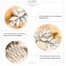 Catery Crystal Bride Wedding Hair Comb with Rhinestone - Silver Bridal Side Combs for Women - Buy Online on GoSupps.com