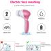 Electric Facial Cleansing Spin Brush Set for Gentle Exfoliation, Blackhead Removal, and Deep Cleansing - Perfect Skincare Gift for Teenage Girls (Pink) - Buy Online on GoSupps.com
