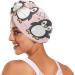 Small Penguins Pink Hair Towel 2 Pack | Super Absorbent Quick Dry Hair Turbans for Women & Girls - Buy Online on GoSupps.com