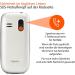 Gigaset GL390 White GSM - Senior Mobile Phone with SOS Button Large 2.2 Display & Easy-to-Use Keys | Compact Hearing Aid Compatible Cell Phone - Buy Online on GoSupps.com