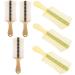 6pi ces Peigne Antipelliculaire Double Face avec Manche Long pour Cheveux Fins et Chevelu Sec limine les Pellicules Puces