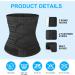 Shop Acwoo Adjustable Abdominal Belt | Women's Waist Trainer Corset & Sweat Trimmer - Lose Weight (Black L) - Buy Online on GoSupps.com