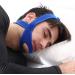 Unisex Chin Support Strap | Anti Snoring Headband Jaw Belt (Blue) - Buy Online on GoSupps.com