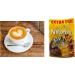 NYCoffee 3 in 1 Instant Coffee sachets|3 Flavours - Salted Caramel Vanilla & Irish Flavours Bundled with Temas Store Coffee Stirrers & Coffee Sleeves & Reusable Plastic Coffee Cup|36 Coffee Sachets - Buy Online on GoSupps.com