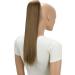 CAISHA 22 Straight Light Brown Hairpiece Ponytail Extension | Heat-Resistant Synthetic Fiber | PH505 Light Brown #6 - Buy Online on GoSupps.com