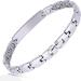 Elegant Magnetic Therapy Bracelet for Women | Titanium & Czech Crystal | Pain Relief for Arthritis & Carpal Tunnel Syndrome - Buy Online on GoSupps.com