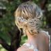 Silver Crystal Flower Bride Wedding Hair Comb - Rhinestone Bridal Hair Piece with Vintage Leaves - Hair Accessories for Women and Girls - Buy Online on GoSupps.com