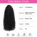 YUMOREAL Black Kinky Curly Drawstring Ponytail Extension- 16 Inch Synthetic Clip in Afro Wavy Pony Tail for Black Women - Buy Online on GoSupps.com