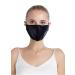 Yimidear adult mouth protection bling sequins reusable and washable dust protection with 2 active coal filters for running cycling and activities black