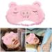 2Pcs Cartoon Pig Plush Sleeping Mask Set - Comfortable Cute Eye Cover for a Restful Sleep - Buy Online on GoSupps.com