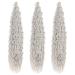 26-Inch Deep Twist Crochet Hair - Ombre Kinky Curl Braided Extensions - Silver/Gray 3 Pack - Buy Online on GoSupps.com