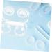 SEWOART 4 Series Contact Lens Container - Portable Plastic Holder & Makeup Case for Contact Lenses - Buy Online on GoSupps.com